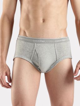 Calvin Klein - Grey Solid Low Rise Brief