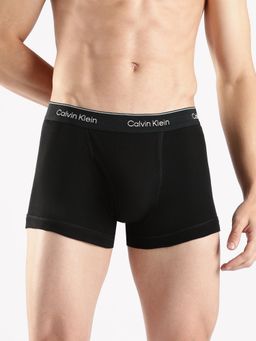Calvin Klein - Black Solid Low Rise Trunk
