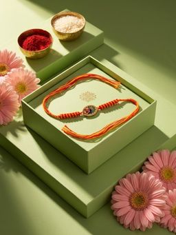 NVR - Om Motif Divine Religious Thread Rakhi