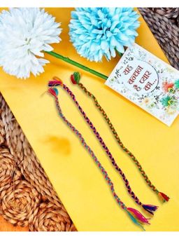 NVR - Multi-Color Thread Rakhis (Pack of 3)
