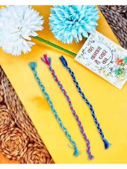 NVR - Multi-Color Thread Rakhis (Pack of 3)