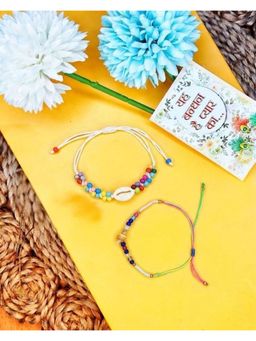 NVR - Artificial Beads Thread Rakhis (Pack of 2)