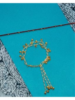 NVR - Pearls Gold Toned Bhaiya Bhabhi Rakhis (Pack of 2)