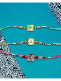 NVR - Multi-Color AD Thread Rakhis (Pack of 3)