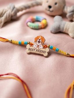 NVR - Kids Stylish Artificial Beads Thread Rakhi