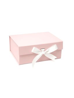 Awestuffs - Pink Elegant Folding Gift Box with Ribbon