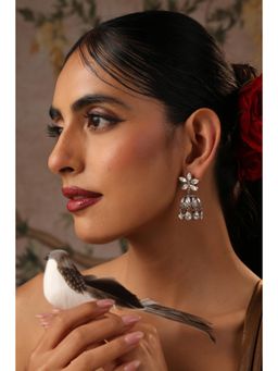 SWABHIMANN - Elva Gold Polki Jhumka Earrings