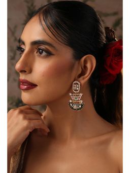 SWABHIMANN - Kaushni Multicolour Jadau Polki Dangler Earrings