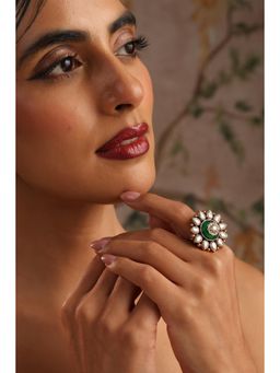 SWABHIMANN - Mitali Multi-Color Polki Ring