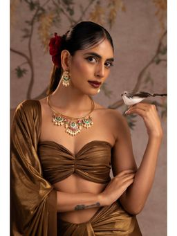 SWABHIMANN - Vaibhavi Multicolour Jadau Jewellery Set