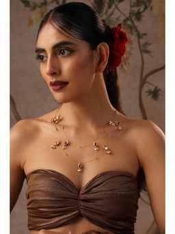 SWABHIMANN - Sirohi Multicolour Polki Necklace