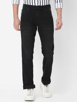 Spykar - Black Slim Fit Jeans for Men's