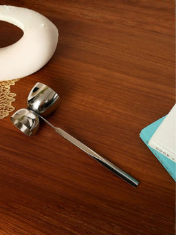 Smokey Cocktail - Bell Jigger - Peg Measurer - Silver