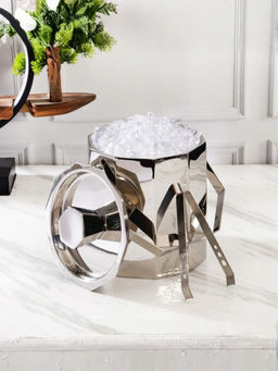 Smokey Cocktail - Hexagonal Ice Bucket Silver