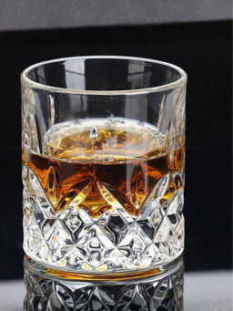 Smokey Cocktail - Clear Classic Crystal Whiskey Rocks Glasses (Pack of 6)
