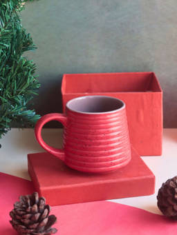 WEAVING HOMES - Hot Red Mug