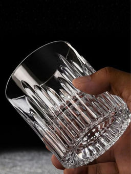 Smokey Cocktail - Clear Crystal Flare Dessert Glasses (Pack of 6)