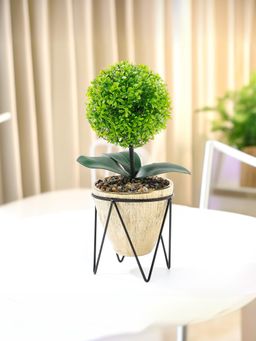 UMAI - Artificial Plant with Pot & Iron Stand 36 cm