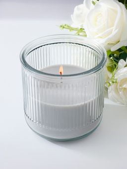 UMAI - Glass Jar 40Hrs Burn Time Teak Wood Scented Candle