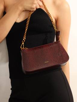 Kazo - Riley Shoulder Bag Wine (S)