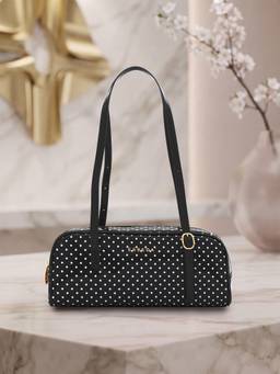 ESBEDA - Black Clover Dot Shoulder Bag (S)