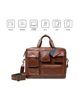 Hidesign - Genuine Leather Rhapsody 02 Tan Briefcase (L)
