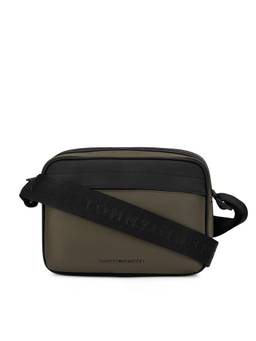 Tommy Hilfiger - Mens Camera Bag Business Case Marca - Khaki