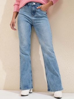 TOKYO TALKIES - Women Blue Straight Jeans