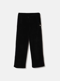 Blue Giraffe - Girls Black Flare Flat-Front Trouser