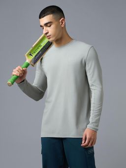Technosport - Men Solid Slim Fit Round Neck Sports T-Shirt with Technocool+