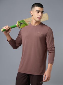 Technosport - Men Solid Slim Fit Round Neck Sports T-Shirt with Technocool+