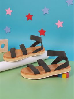 Truffle Collection - Kids Black Sandals