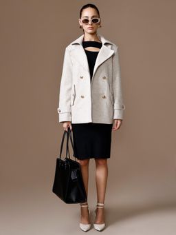 Kazo - Izza Overcoat - Beige