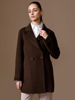 Kazo - Cherry Overcoat - Brown