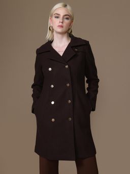 Kazo - Kapster Overcoat - Brown