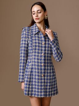 Kazo - Sympa Overcoat - Blue