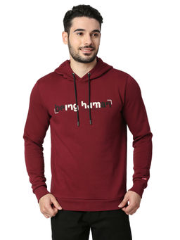 Being Human - Men Hoodie Wine