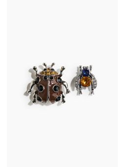 H&M - Men Silver 2-Pack Brooches