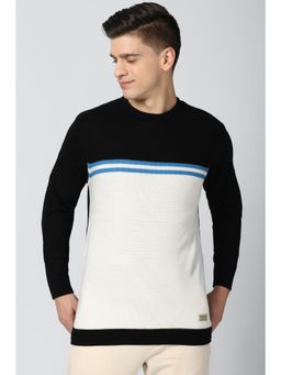Peter England - Men Multi-Colour Round Neck Sweater
