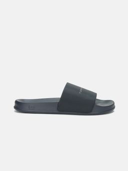 Tommy Hilfiger - Men Navy Blue Polyurethane Sliders