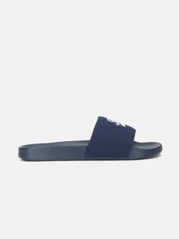 Tommy Hilfiger - Women Navy Blue Cotton Sliders