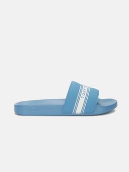 Tommy Hilfiger - Women Blue Pu Sliders