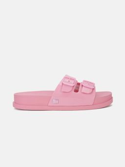 Tommy Hilfiger - Women Pink Polyester Sliders