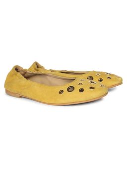 Saint G - Women Yellow Ballerinas