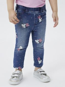 GAP - Blue Mid Waist Elastic Jeans