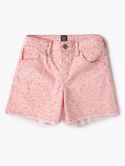 GAP - Peach Mid Waist Button Fly Shorts