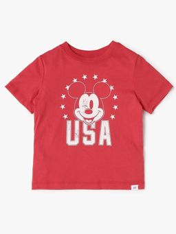 GAP - Red Half Sleeves Pull On T-Shirt