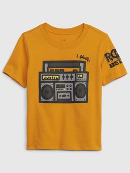 GAP - Mustard Half Sleeves Pull On T-Shirt