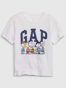 GAP - White Half Sleeves Pull On T-Shirt