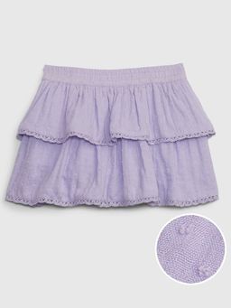 GAP - Purple Mid Waist Elastic Skirt